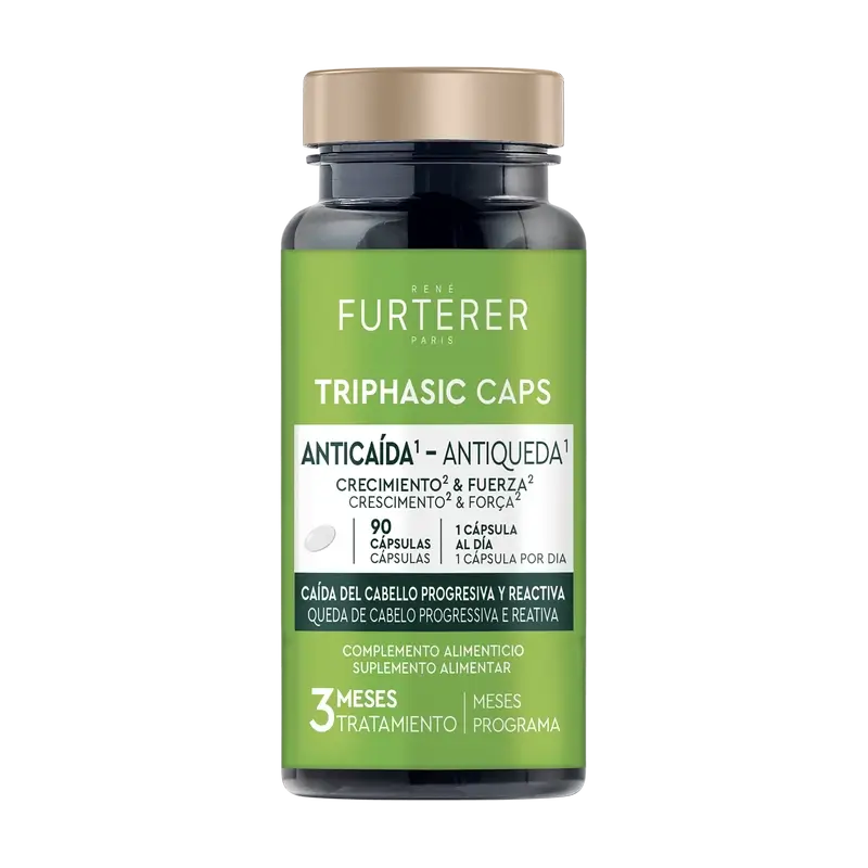 René Furterer Triphasic Caps Complemento Anticaída Pack 90 Cápsulas