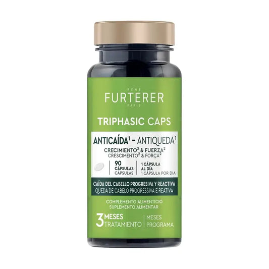 René Furterer Triphasic Caps Complemento Anticaída Pack 90 Cápsulas
