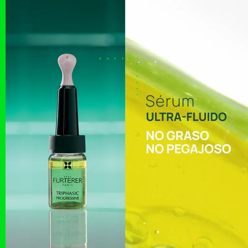 René Furterer Pack Triphasic Progressive Anticaída 5 ml x 8 Frascos