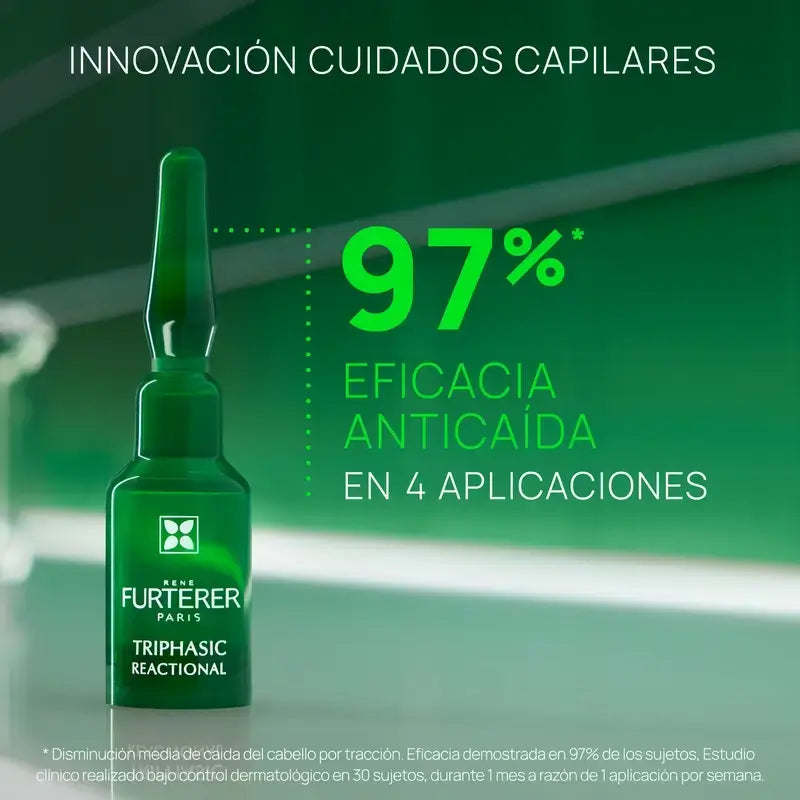René Furterer Pack Ampollas Triphasic Reaccional 5 ml x 12 Ampollas
