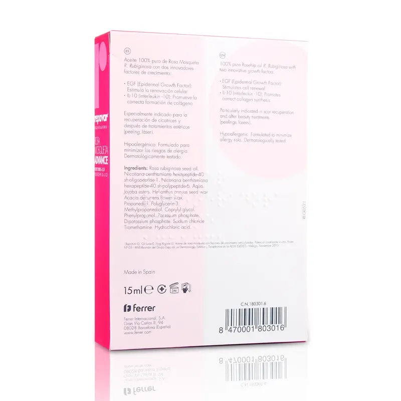 Repavar Regeneradora Aceite Puro Rosa Mosqueta Advance 15 ml