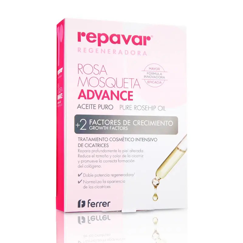 Repavar Regeneradora Aceite Puro Rosa Mosqueta Advance 15 ml
