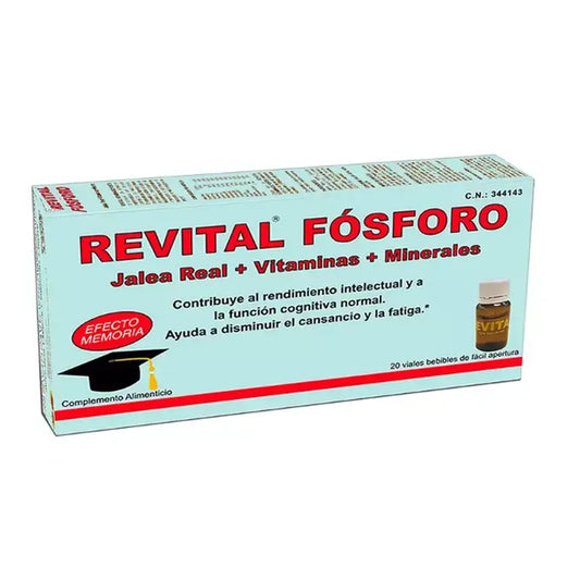Revital Fosforo Jalea + Vitaminas + Minerales 20 Ampollas