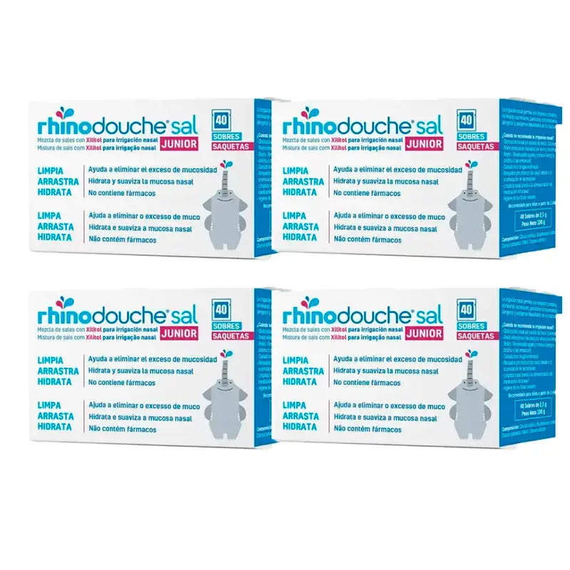 Rhinodouche Sal Junior, Pack 4 x 40 sobres