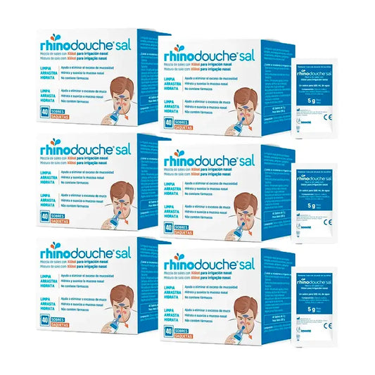 Rhinodouche Sal, Pack 6 x 40 Sobres
