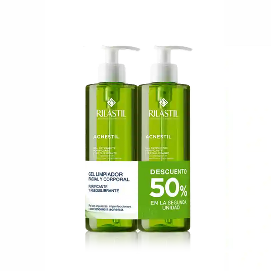 Rilastil Acnestil Prm Gel Acnestil 2º Unidad Al 50% , 2X400 Ml