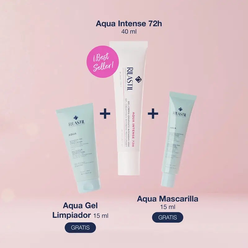 Rilastil Cracker Aqua Intense 40Ml + Aqua Limp 15Ml + Aqua Mascarilla 15Ml
