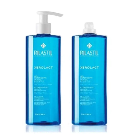 Rilastil Duplo Xerolact Gel 2ª 50% Dto , 750ml + 750ml