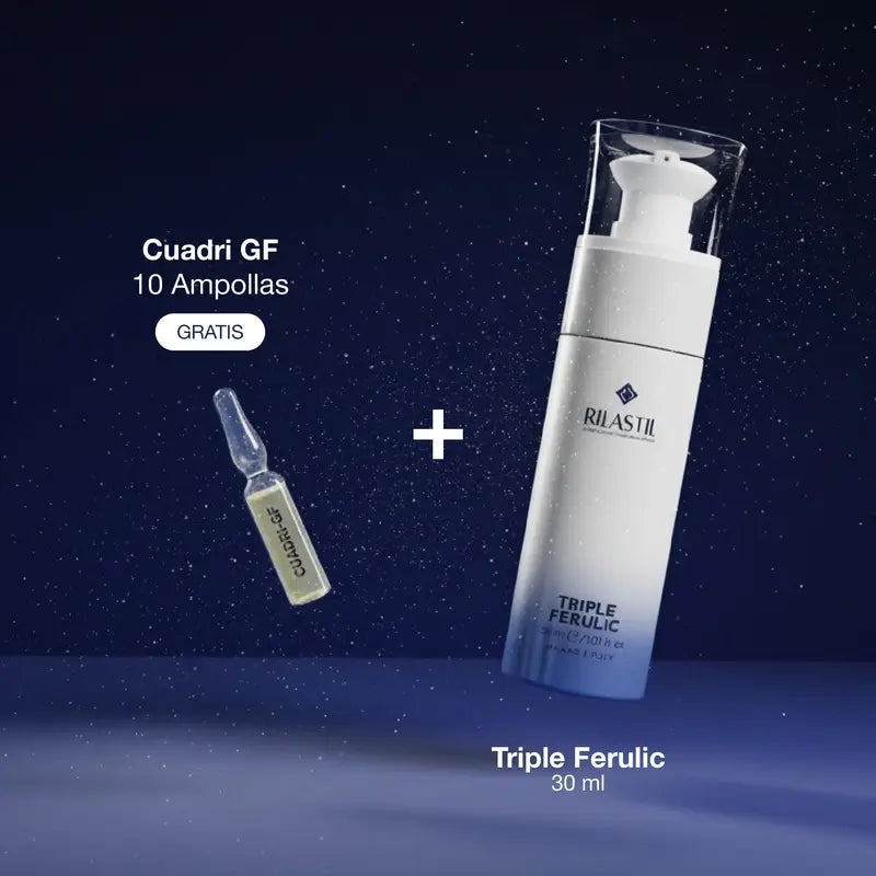 Rilastil Pack Navidad Radiance, 30 ml + 10 ampollas x 1,5 ml