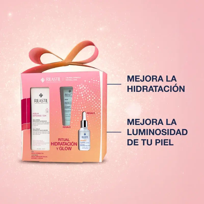 Rilastil Regalo Glow Dermatologico, 40 ml + 15 ml + 15 ml