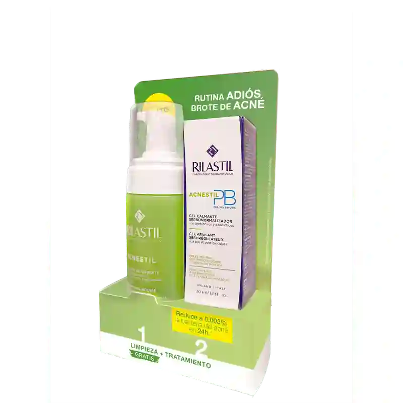 Rilastil Rilastil Acnestil Ril Prm Pack Adios Brote De Acné , 30 Ml + 150 Ml