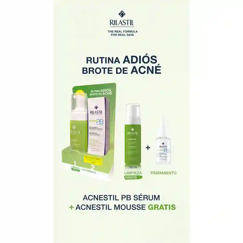 Rilastil Rilastil Acnestil Ril Prm Pack Adios Brote De Acné , 30 Ml + 150 Ml