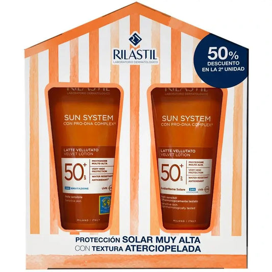 Rilastil Sun System 50 Leche Velluto , 2 x 200 ml