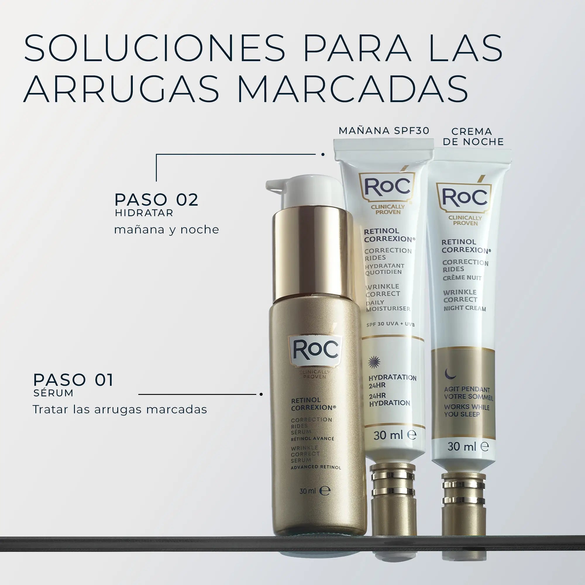 Roc Skincare Iberia Roc® Wrinkle Correct Crema Día Spf30 30Ml
