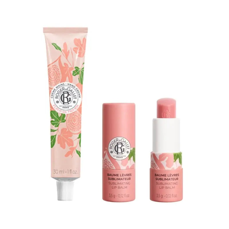 Roger & Gallet Fleur De Figuier Pack Crema De Manos + Bálsamo Labial