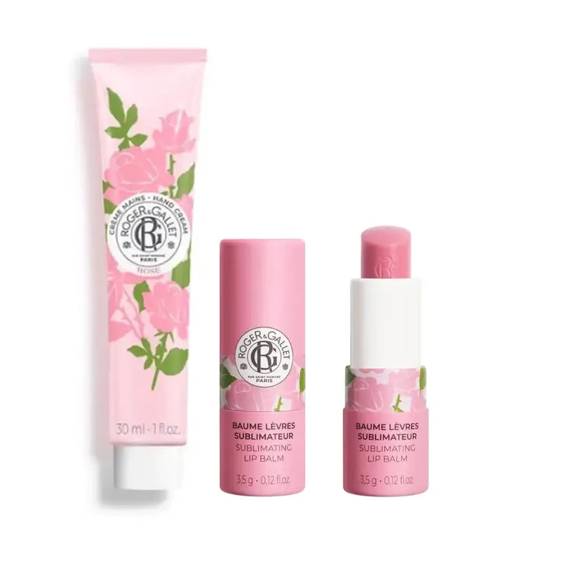 Roger & Gallet Rose Pack Crema De Manos + Bálsamo Labial