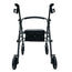 rollator alum. plegable con frenos (gris)