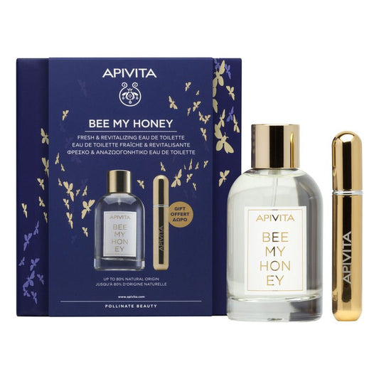 Apivita Bee My Honey Eau De Toilette 100Ml Regalo Perfume En Spray Recargable 8Ml