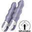 Satisfyer Air Pump Vibrator 1 Vibrador G-Spot Inflable Morado