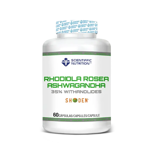 Scientiffic Nutrition Rhodiola Rosea + Ashwaandha, 60 capsulas