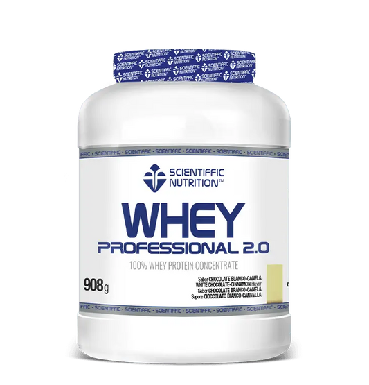 Scientiffic Nutrition Whey Professional 2.0 Choco Blanco Canela, 908 g