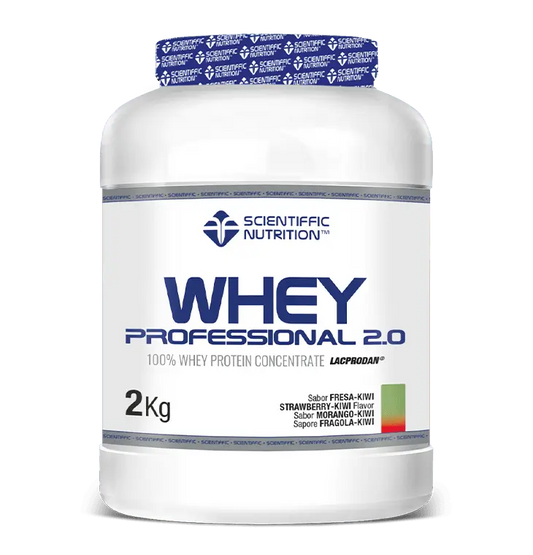 Scientiffic Nutrition Whey Professional 2.0 Fresa Kiwi, 2 kg