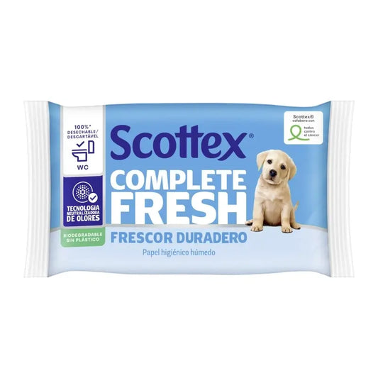 Scottex Fresh Papel Higiénico Húmedo , 38 unidades