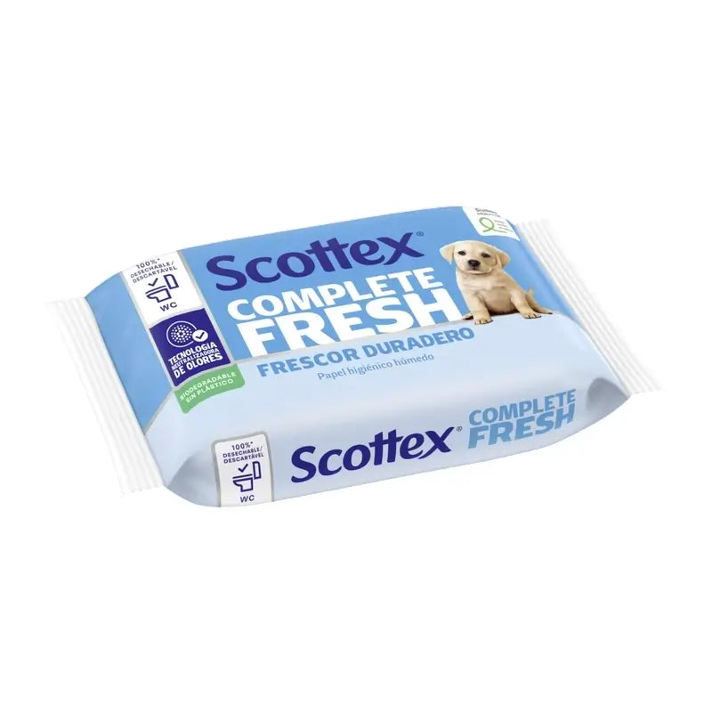 Scottex Fresh Papel Higiénico Húmedo , 38 unidades