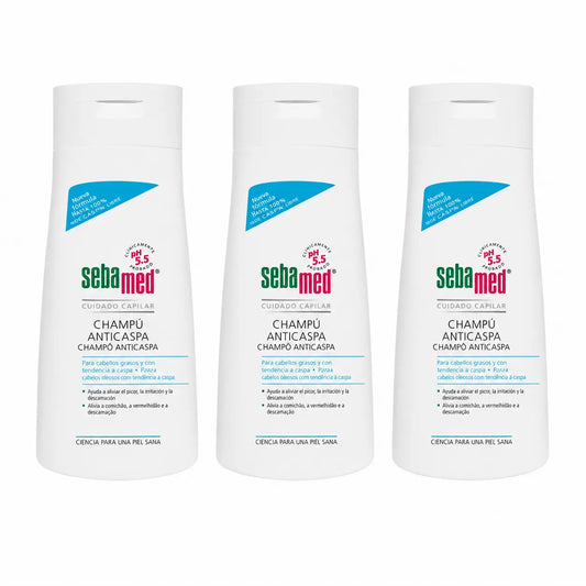 Sebamed Champú Anticaspa 400 Ml , pack 3