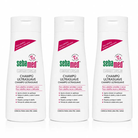 Sebamed Champú Ultrasuave 400 Ml , pack 3