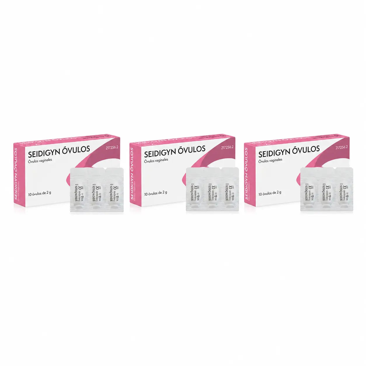 Seid Ovulos Sequedad Vaginal,10 Ovulos , pack 3
