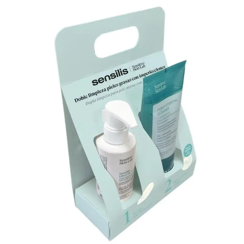 Sensilis Higiene Facial Pack Purify +Succinic, 150ml+200ml