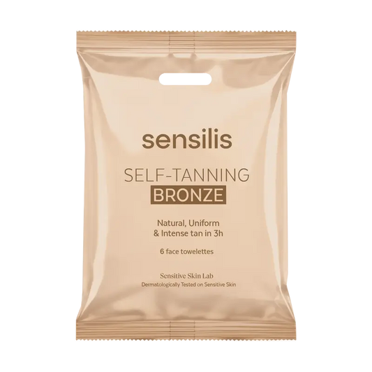 Sensilis Solares Self Tanning Toallitas - Dark , 6 unidades
