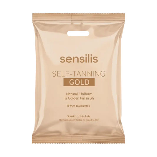 Sensilis Solares Self Tanning Toallitas - Gold , 6 unidades