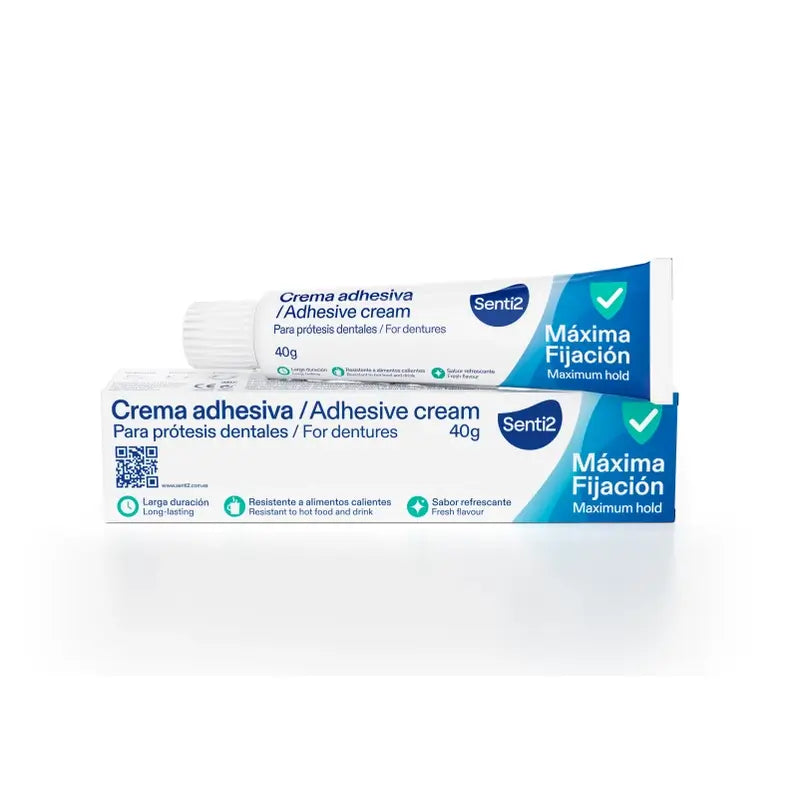 Senti2 Crema Adhesiva Prótesis , 40 ml