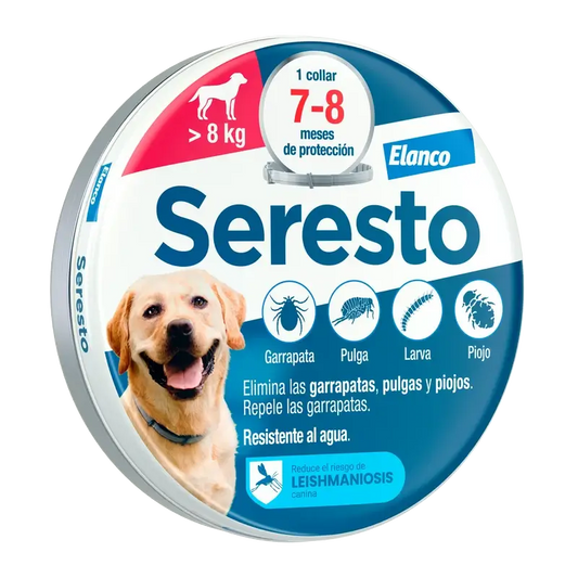 Seresto Collar Perros +8Kg Grande