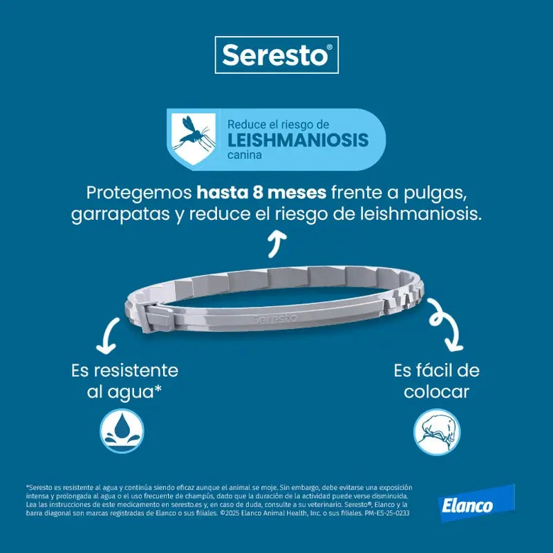 Seresto Collar Perros +8Kg Grande Pack 3 uds
