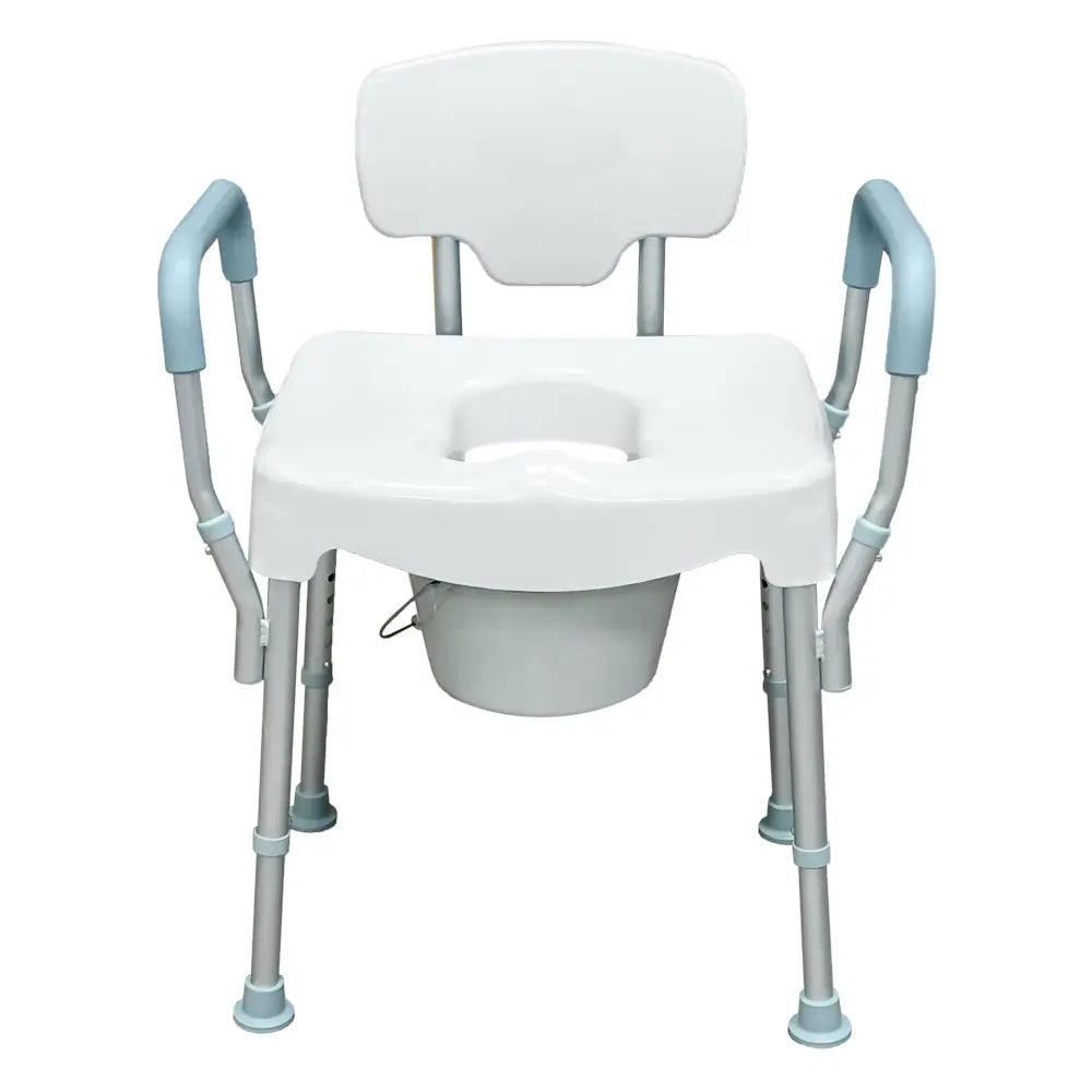 silla de ducha y wc xl con reposabrazos