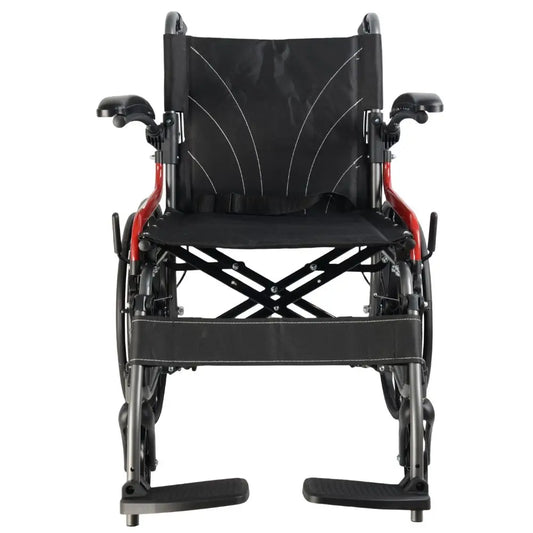 silla de ruedas autopropulsable, brazos abatibles, 43 cm