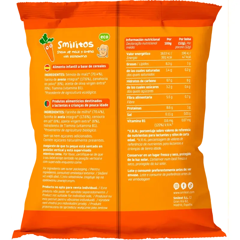 Smileat Smilitos Multipack, 48 gr