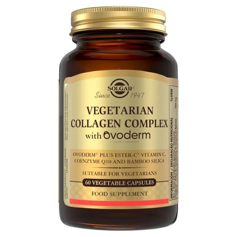 Solgar Colágeno Vegetariano Ovoderm, 60 Cápsulas Vegetales