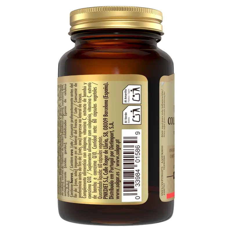 Solgar Colágeno Vegetariano Ovoderm, 60 Cápsulas Vegetales