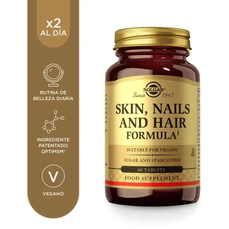 Solgar Pelo Piel y Uñas, 60 comprimidos