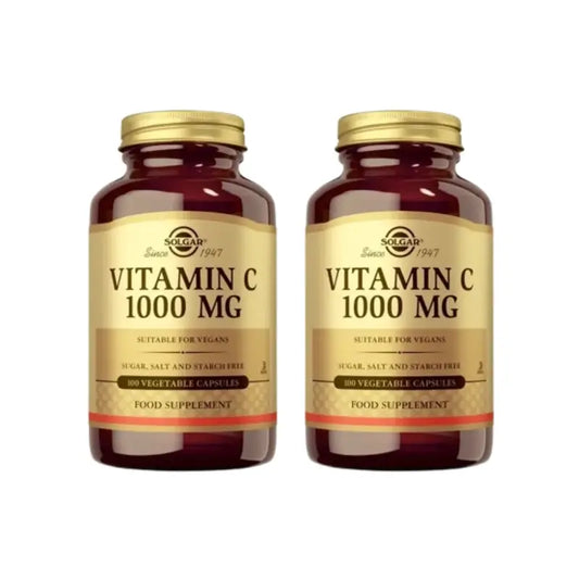 Solgar Vitamina C 1000 Mg, 2X100 Cápsulas