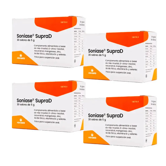 Soniase Supra D, Pack 4 x 30 Sobres x 5 gr