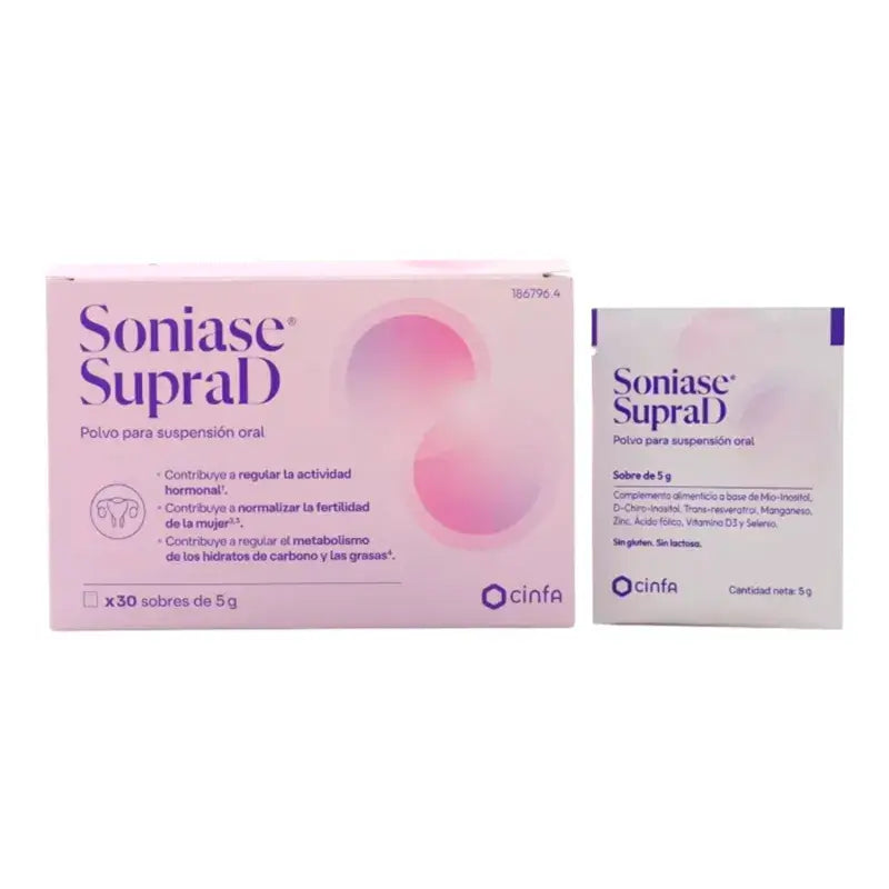 Soniase Supra D 30 Sobres x 5 gr