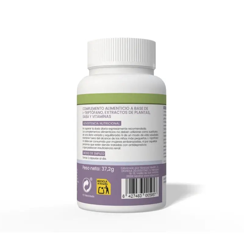 Sotya 5HTP+B6+Biotina+Mg+Gaba+Rhodiola 620mg, 60 Cápsulas Vegetales