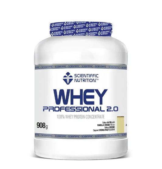 Scientiffic Nutrition Whey Professional 2.0 Natilla-Vainilla, 908 g