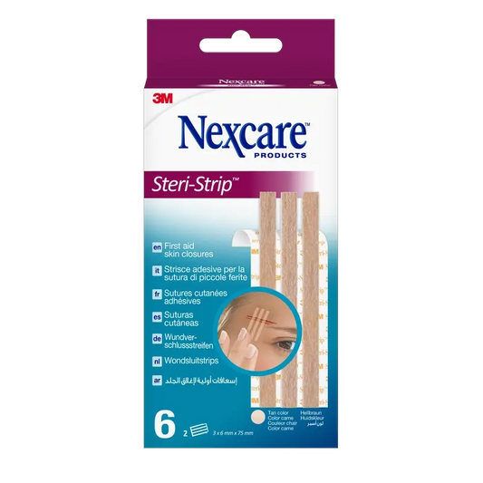 3M Steri-Strip Sutura Adhesiva 75 x 6 mm 3 Tiras