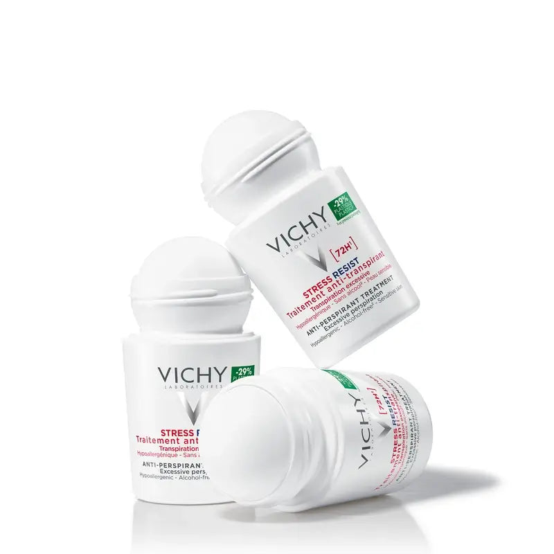 Vichy Desodorante Stress Resist Tratamiento Intensivo Anti-Transpirante 72H Roll-On 50 ml